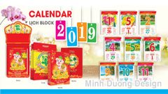 In ấn lịch tết năm 2019 - Công ty in ấn Minh Dương